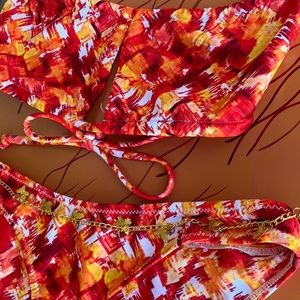 ❤️‍🔥 *NEW* Adjustable Abstract Print Bikini Set